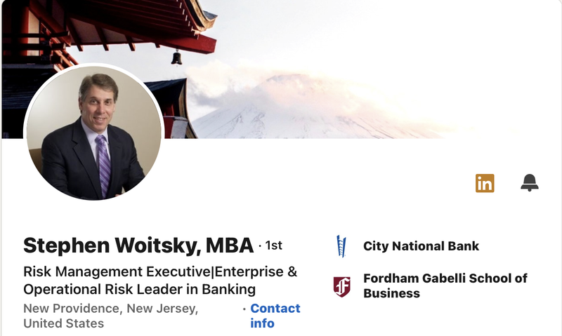 Stephen Woitsky LinkedIn Profile